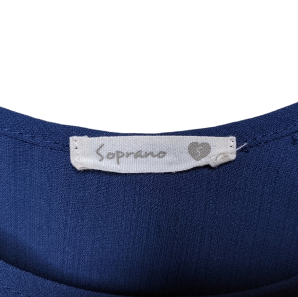 Soprano Blue Open Back Top 💙 - Picture 3 of 7